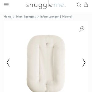 Brand New Snuggle Infant Lounger in Natural.